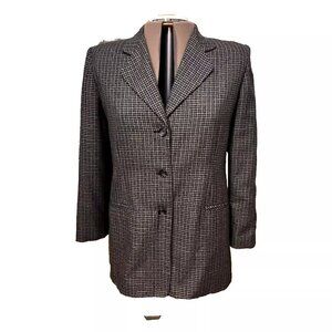 Adolfo Studio. Size 16. Lined Poly Rayon Blend Professional Gray Jacket. AL